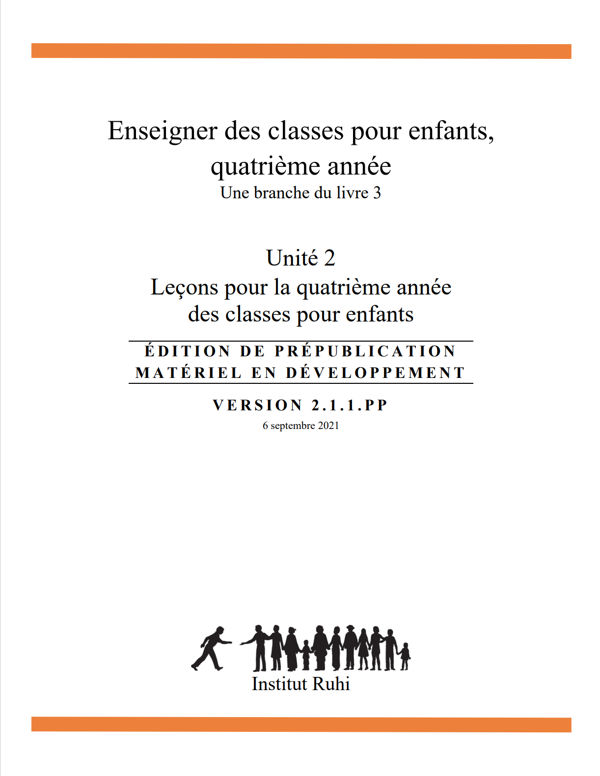 Enseigner des classes pour enfants, quatrième année