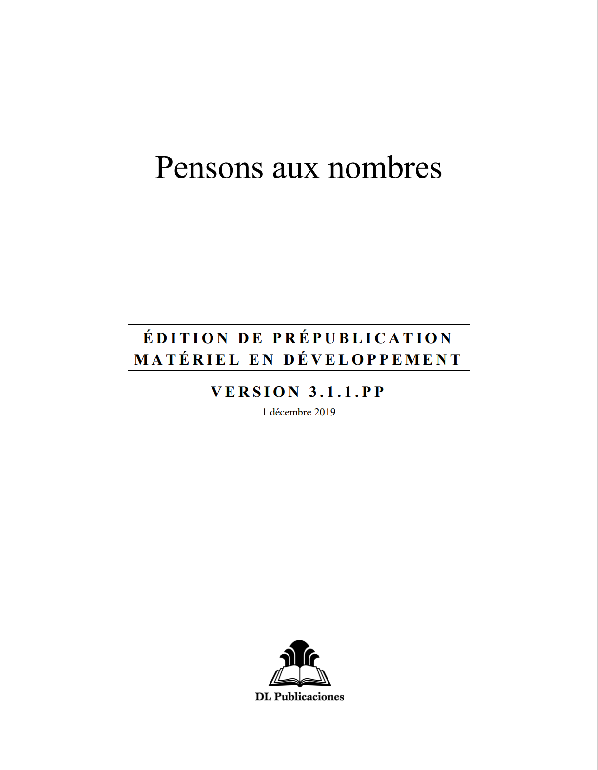 Pensons aux nombres