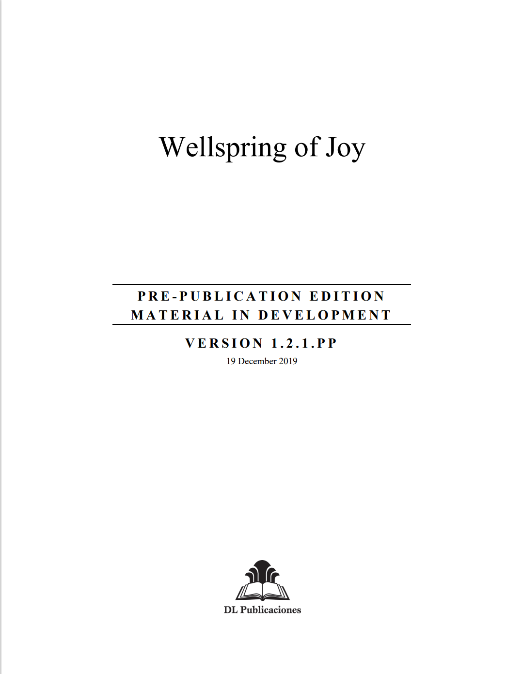 Wellspring of Joy